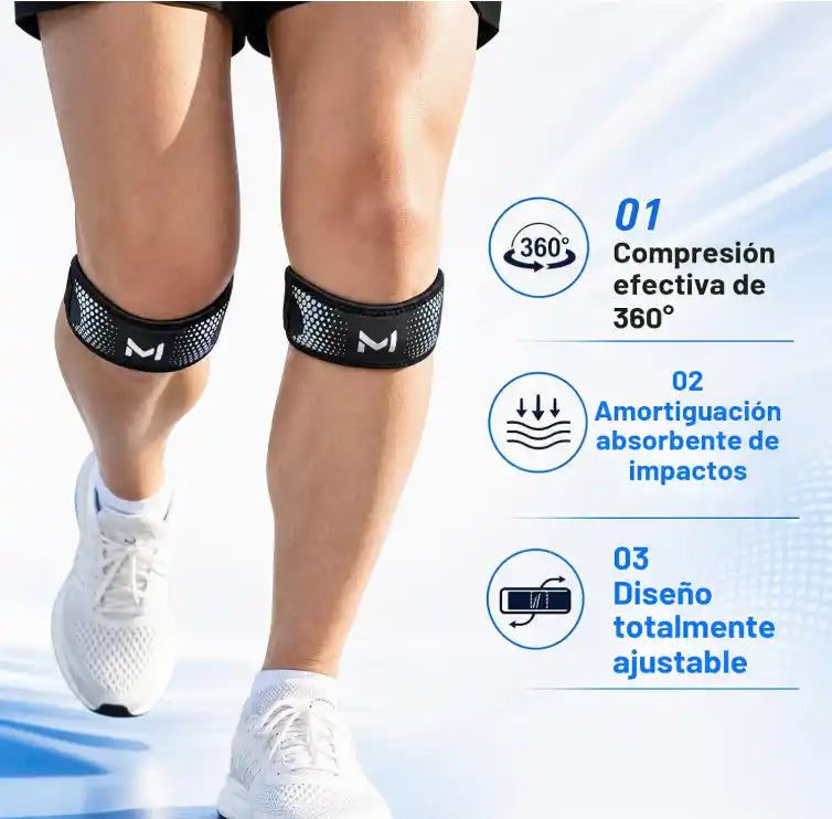 Soporte de Rótula Ajustable Para Rodilla (Set x 2 Unidades)
