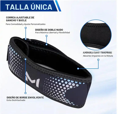 Soporte de Rótula Ajustable Para Rodilla (Set x 2 Unidades)