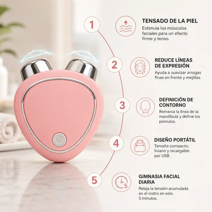 SkinCare Pro™ - Tonificador Facial Microcorriente